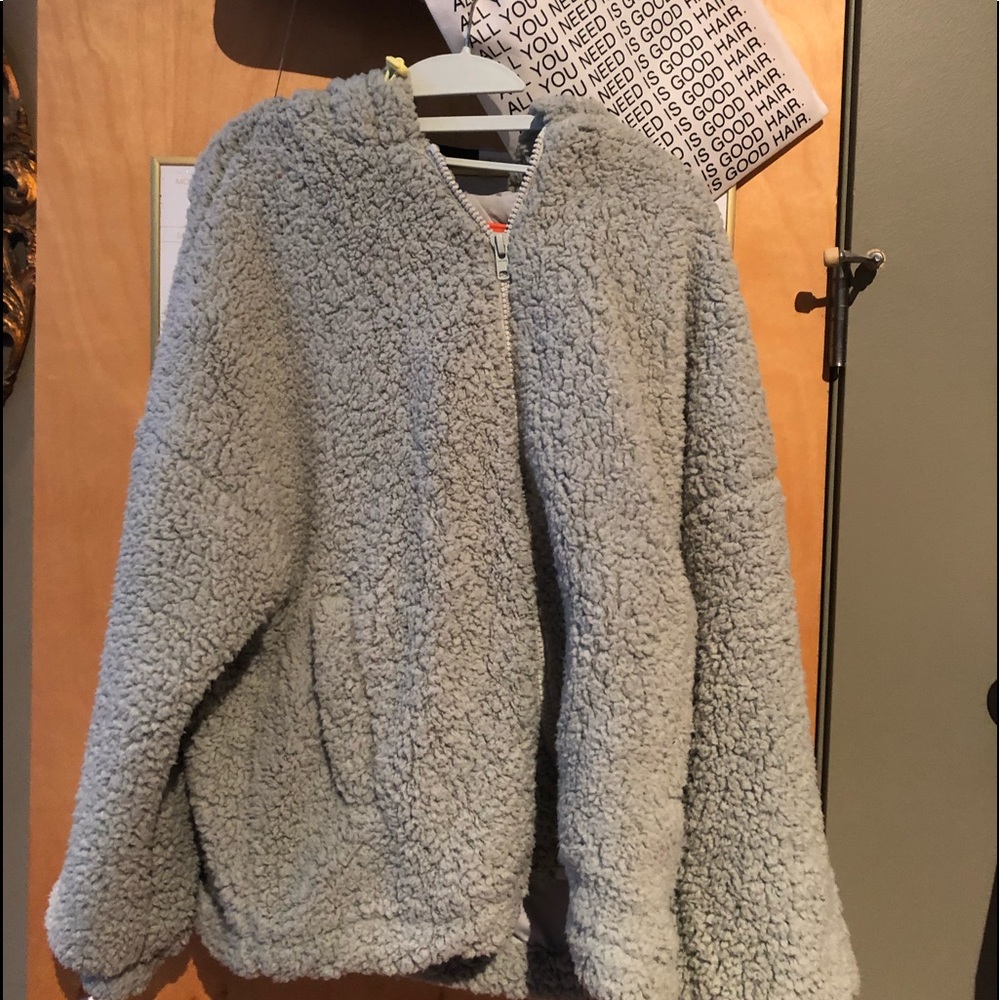 Super soft fuzzy urban outfitters jacket